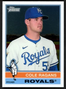 2025 Topps Heritage #187 Cole Ragans Chrome - Kansas City Royals - Bild 1 von 1