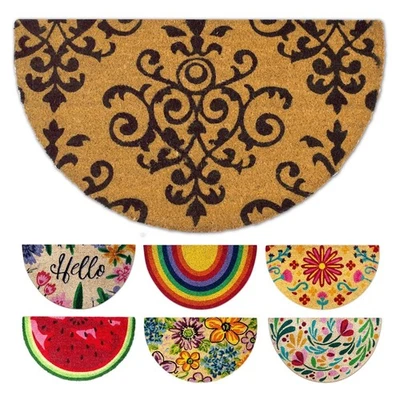 Fußmatte Kokos halbrund - Drucken - 40x70 cm - Fussmatte Aussen und Innen - F... - Bild 1 von 4