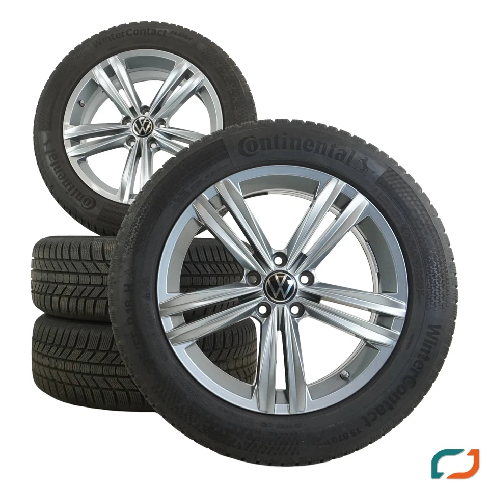 Original VW Tiguan 2 AD1 Winterräder Winterreifen Sebring 235/55 R18 104H RDKS - Bild 1 von 4