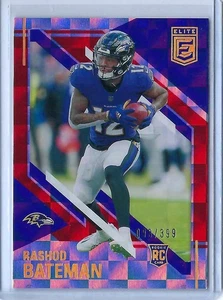 Panini Donruss Elite 2021 rojo/399 Rashod Bateman RC #191 C371 - Imagen 1 de 2