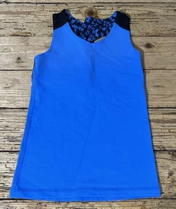 Ivivva by Lululemon Girl’s Size 8 Blue Stars Tank - Picture 1 of 7