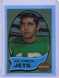 1996 Topps Stadium Club -  Joe Namath Reprint 6 of 10 Refractor New York Jets - Picture 1 of 2