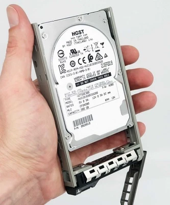 HGST 300GB SAS 12Gb/s 2.5" ISE Server HDD R720xd R730 R730xd - Image 1 of 4