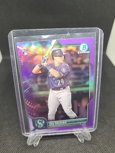 2022 Bowman Chrome Cal Raleigh RC Purple Refractor 78/250 - Picture 1 of 1