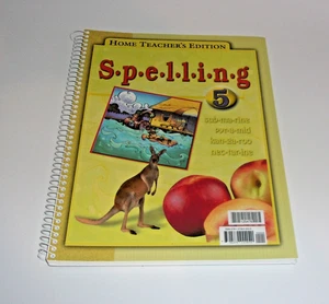 Spelling 5 Home Teacher's Edition-BJU Press-Homeschool-125476 - Picture 1 of 13