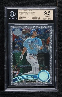 2011 Update Platinum Diamond Anniversary Eric Hosmer BGS 9.5 GEM MINT Rookie RC - Image 1 of 2