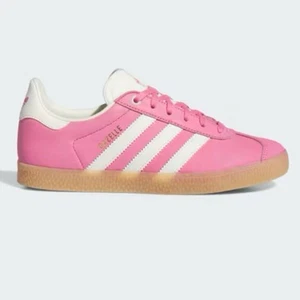 Scarpe Adidas Originals Gazelle J rosa avorio gomma ID1107 ragazzo ragazza taglia 7 anni - Foto 1 di 7