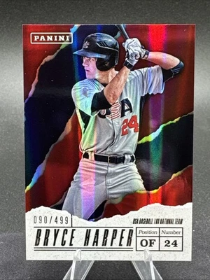 2017 Panini - USA Baseball #USA4 Bryce Harper /499 - Image 1 of 2