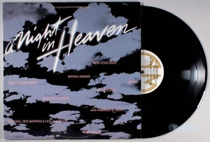 A Night in Heaven (1983) Vinyl LP • PROMO • Soundtrack, Jan Hammer, Bryan Adams - Picture 1 of 2