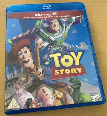 DISNEY TOY STORY BLU-RAY 3D 2-DISC SET PAL ENGLISH KIDS FAMILY FUN FILM MOVIE - Image 1 of 4