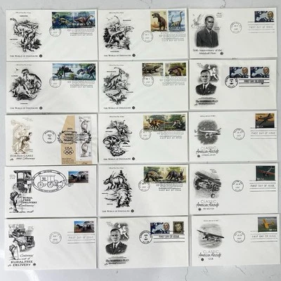 15 First Day of Issue Postal Covers Historic FDC 1996-98 Culture Lot #10 - Image 1 of 4