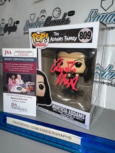 ANJELICA HUSTON MORTICIA ADDAMS FAMILY AUTOGRAFATA 809 FIRMATA FUNKO POP-JSA COA - Foto 1 di 8