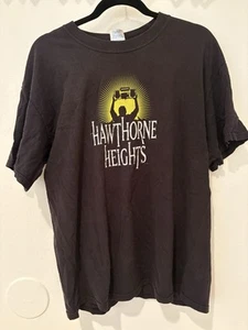 Hawthorne Heights | Vintage | Black Emo Punk T-Shirt | Early 00s - Picture 1 of 6