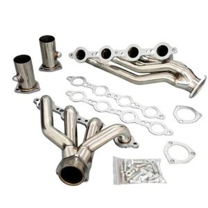 LS Exhaust Headers 1 5/8" For Conversion Swap Chevrolet S10 GMC LS1 LS2 LS3 LS6 - Imagen 1 de 5