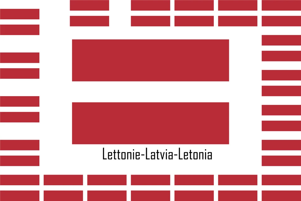 Assortiment lot 25 autocollants Vinyle sticker drapeau Lettonie-Latvia-Letonia