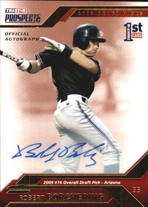 2009 TRISTAR Prospects Plus Autographs Gold #12 Robert Borchering /50