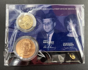 2015 Kennedy First Spouse $1 Presidential Coin & Medal Set OGP - Picture 1 of 7