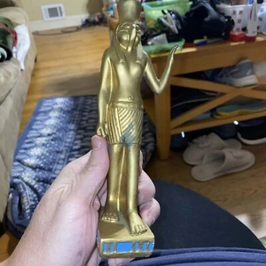 Vintage Altägyptischer Gott Resin Figur - Bild 1 von 14