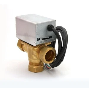ACTUADOR DE VÁLVULA MOTORIZADO DESVIADOR PRIORITARIO 3 PUERTOS 28mm PUEDE REEMPLAZAR V4043C - Imagen 1 de 6