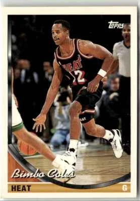 1993-94 TOPPS BIMBO COLES MIAMI HEAT #73 - Image 1 of 2