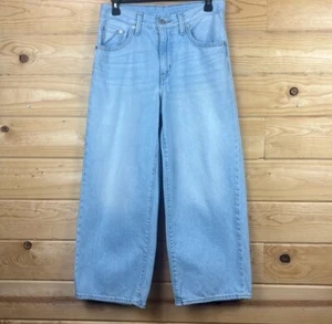 Levi’s Damen 94 Baggy Wide Leg Jeans Light Wash Gr. 26 - Bild 1 von 5