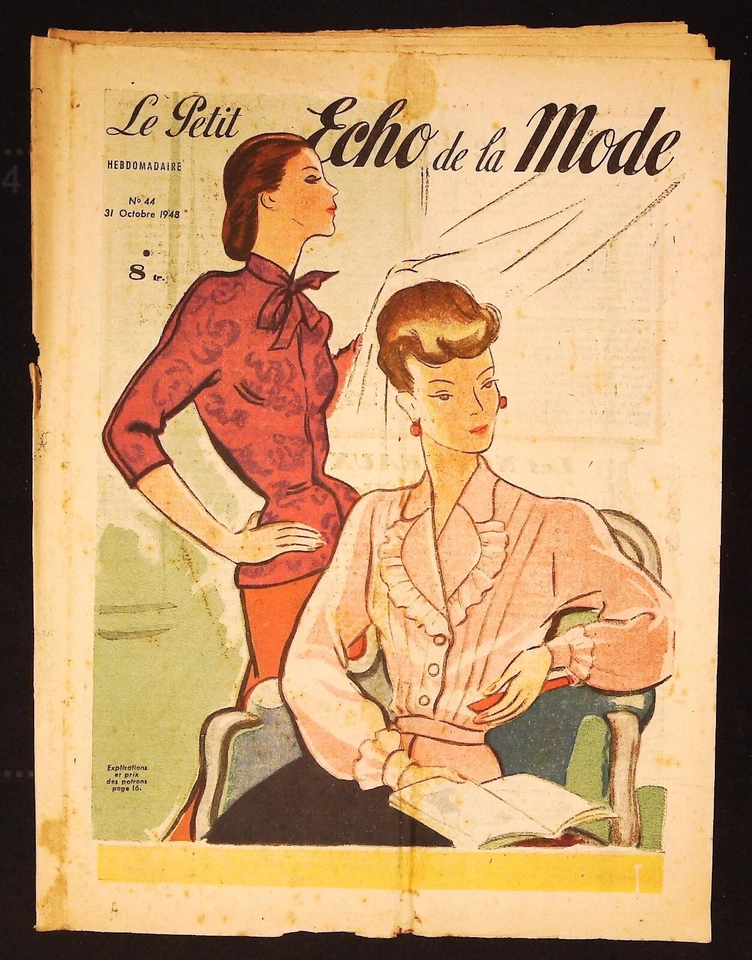 Le Petit Echo de la Mode année 1948, Ancien magazine Français N°44 - Photo 1/1