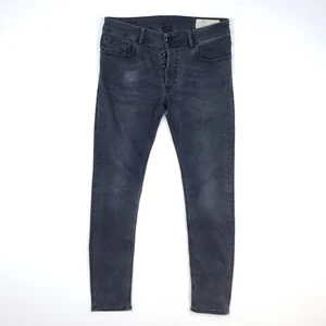 Diesel Sleenker 31 30 Slim Skinny Jeans Herren Grau Stretch Low Rise Baumwolle Elasthan - Bild 1 von 14