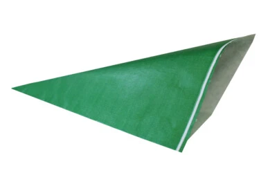 Papiertüten Spitztüten Bonbontüten Uni Grün Spitzbeutel gefädelt 125 g / 19 cm - Bild 1 von 2