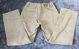 Levi’s 514 Straight Denim White Tab Boys Size 8 Reg Adjustable Waist (22x22.5) - Picture 1 of 11