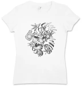 SAMURAI VI DAMEN T-SHIRT Ninja Bushido Banzai Shogun Krieger Schwert Rüstung Helm - Bild 1 von 1