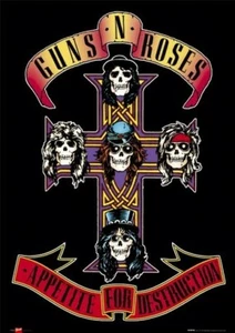 GUNS N ROSES POSTER - APPETITE FOR DESTRUCTION - 24X36 - PRINT IMAGE PHOTO - Picture 1 of 1