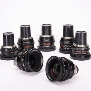 Arriflex/Zeiss 16mm MKI Lens Set, 8mm, 9.5mm, 12mm, 16mm, 25mm, 50mm, 85mm B-Mou - Picture 1 of 11