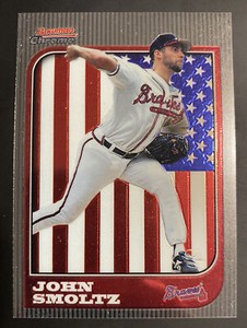 1997 Bowman Chrome International John Smoltz #41 HOF