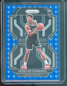 2021-22 Panini Prizm Kessler Edwards RC Blue NBA 75th Anniversary #284 - Nets - Bild 1 von 2