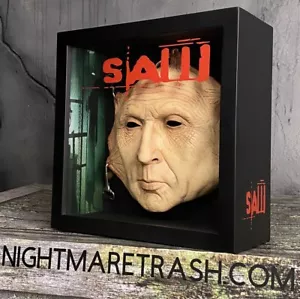 Saw Jigsaw Death Face Mask Collectible Display Saw Movie Prop Memorabilia Horror - Picture 1 of 7
