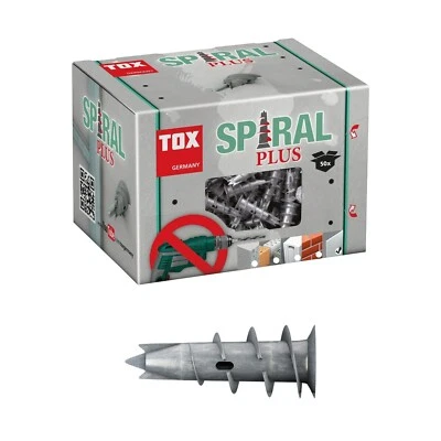 Tox Spiral Plus 37 Gipskarton Rigipsdübel Metalldübel 50 Stück 068100021 - Bild 1 von 4