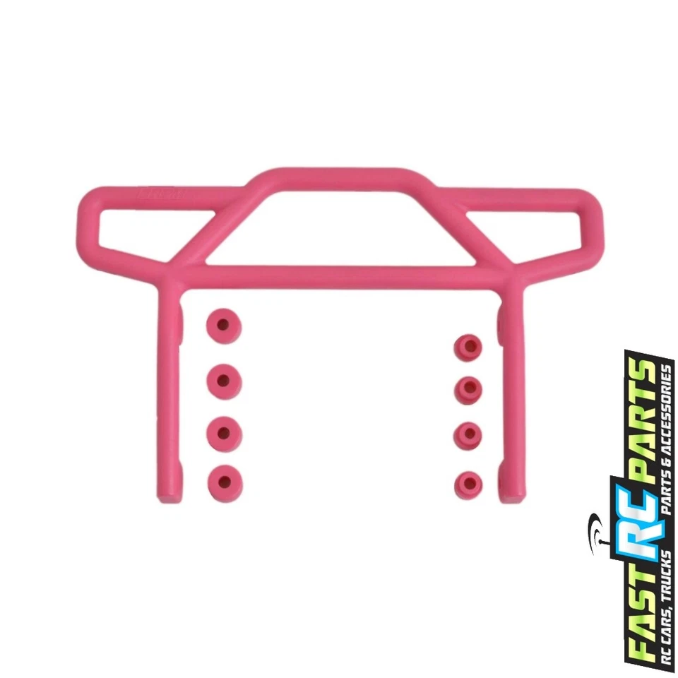 RPM R/C Products Traxxas Rustler XL-5 Rear Bumper Pink :Tra Rustler RPM70817 - Image 1 of 1