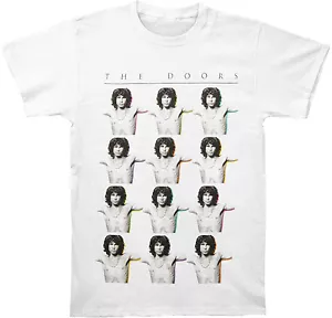 Camiseta Oficial The Doors Jim Head Repeat Adulto - Camiseta Jim Morrison Rock Band - Imagen 1 de 1
