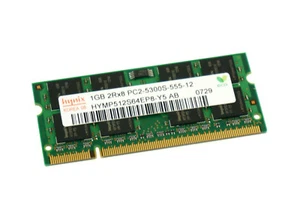 HYMP512S64EP8-Y5 GENUINE HYNIX LAPTOP MEMORY 1GB PC2-5300S DDR2 (CA610) - Picture 1 of 2