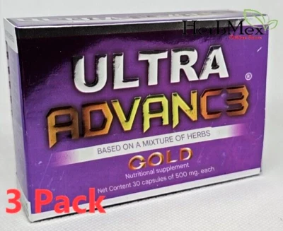 Ultra Advance 3 Gold versión Ultra Advanc3 paquete de 3 ultra advance dorado 3 cajas Foto 1 de 3