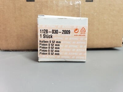 STIHL CHAINSAW 046 MS460 OEM PISTON AND RINGS # 1128 030 2009 THIS IS 52MM