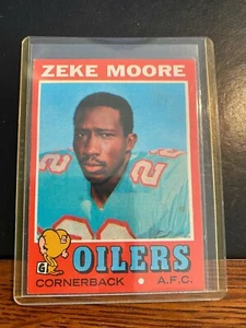 TOPPS FOOTBALL 1971 #43 ZEKE MOORE!! SPEDIZIONE 1€!! - Foto 1 di 2