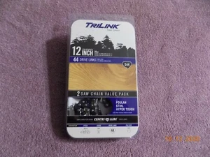 Trilink Sägekette 2er Pack Vorteilsset 12 Zoll S44 .050 mit 44 Antriebsgliedern Neu - Bild 1 von 2