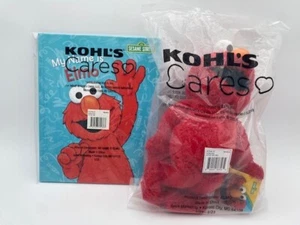 Kohl's Cares Sesamstraße Elmo Plüschtier Stofftier & Mein Name ist Elmo Buch Neu - Bild 1 von 5