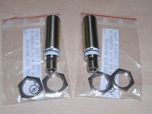 Unused - Lot of 2x Balluff BLE 18M-PO-1P-E5-C-S4 BOS00UM 141376 Inductive sensor - Imagen 1 de 4