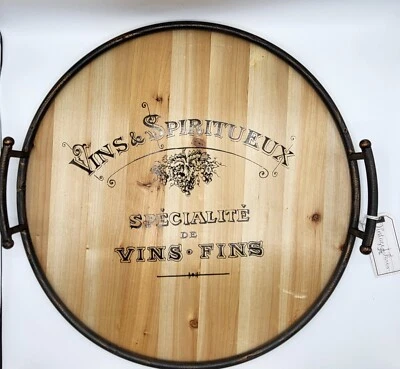 serving tray with handles - Image 1 of 2