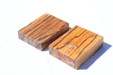 2X Marblewood Knife Call Pen Cue Exotic Wood Turning Blank Lumber 1 x 2.5 x 3