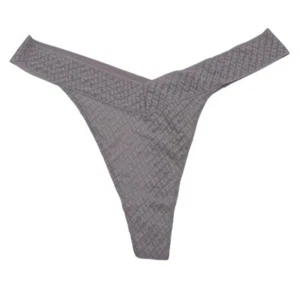 SKIMS Kim Kardashian Logo Mesh Thong Panty Iris Mica Light Purple PN-THG-1100 3X - Picture 1 of 7