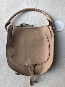 Chloé Marcie Porte Epaule Bag Classic Nude Beige Hobo Bag Schultertasche Tasche - Bild 1 von 19