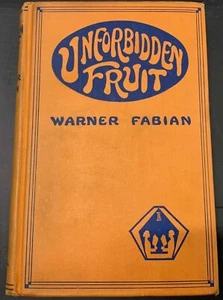 Unverbotene Früchte von Warner Fabian 1928 1. Auflage Internationale Fiktion Buch. - Bild 1 von 6